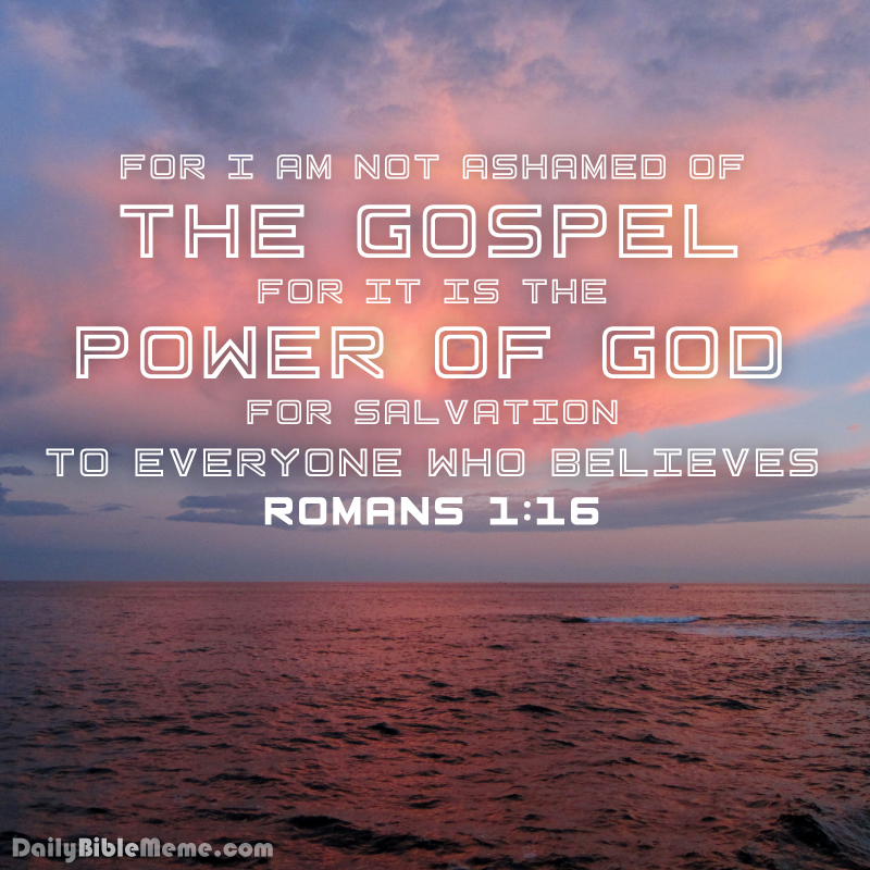 Image result for Romans 1:16